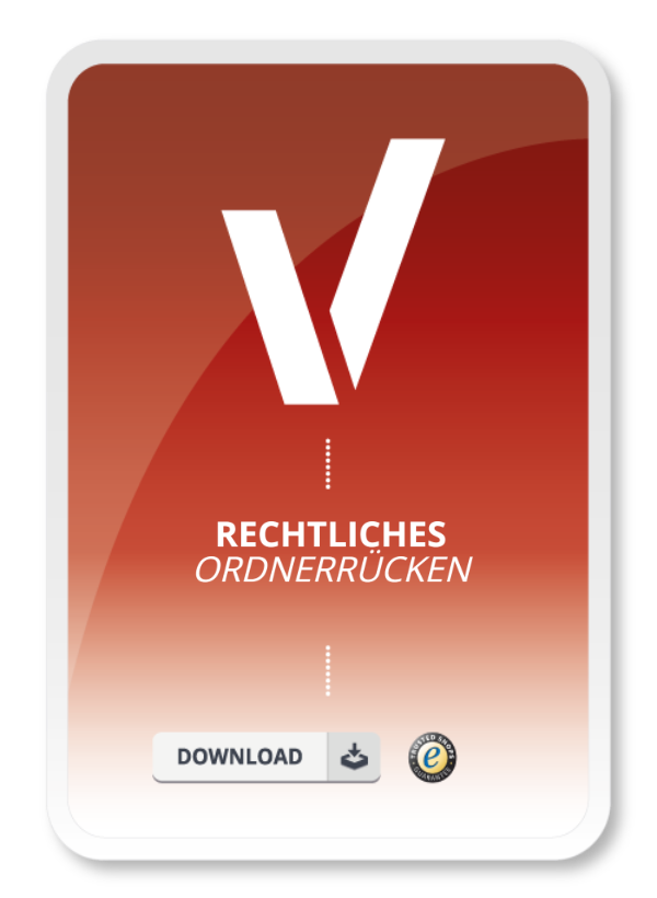 Ordnerrücken - Rechtliches