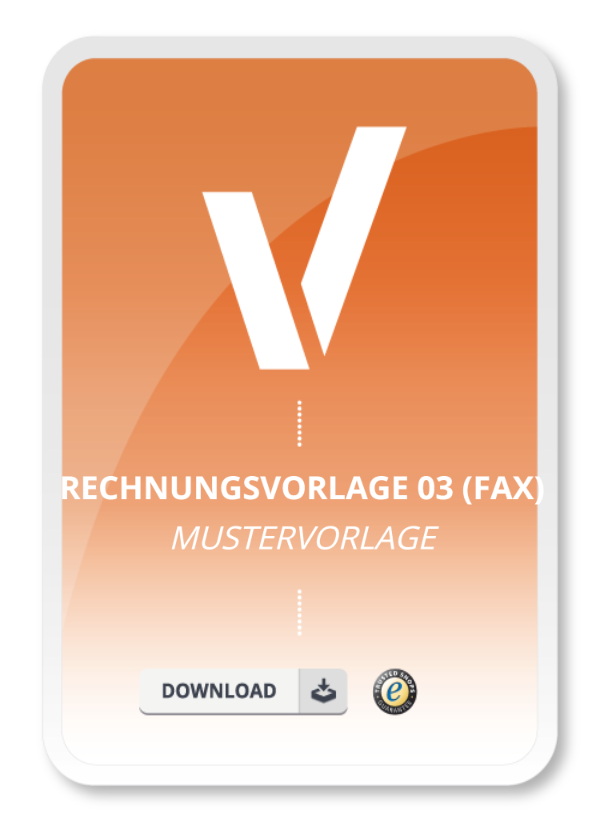 Rechnungsvorlage 03 (Fax)