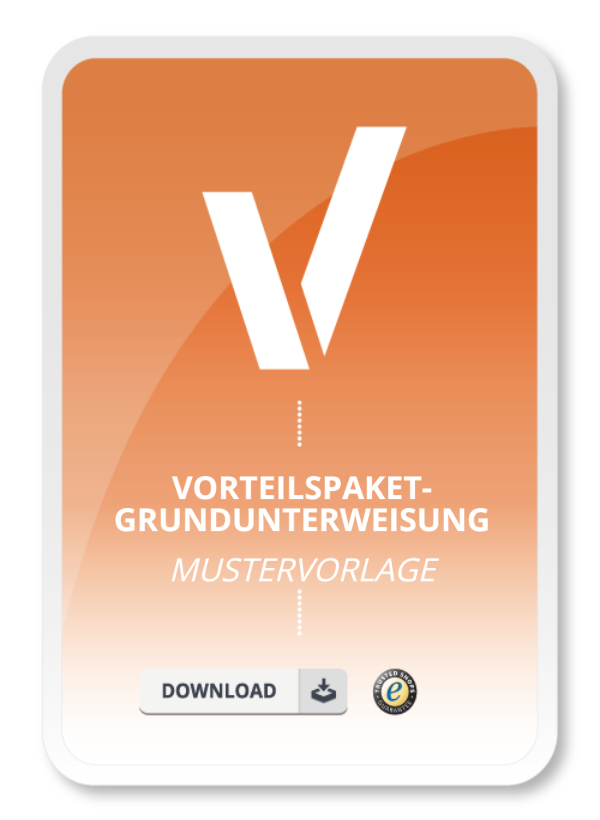 Vorteilspaket - Grundunterweisung
