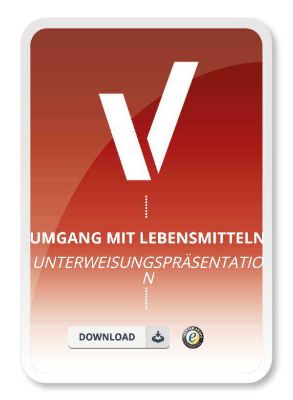 Unterweisungspräsentation - Umgang mit Lebensmitteln