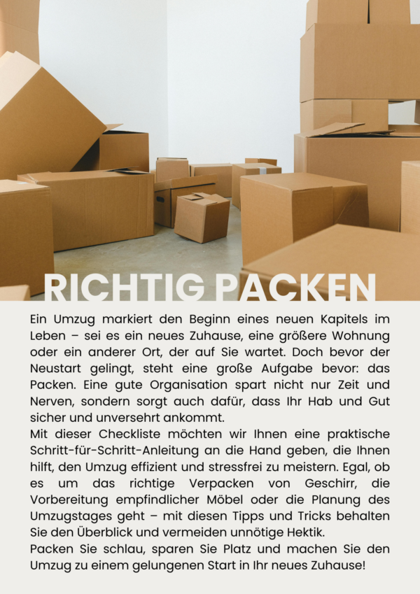Checkliste – Richtiges Packen! – Bild 2