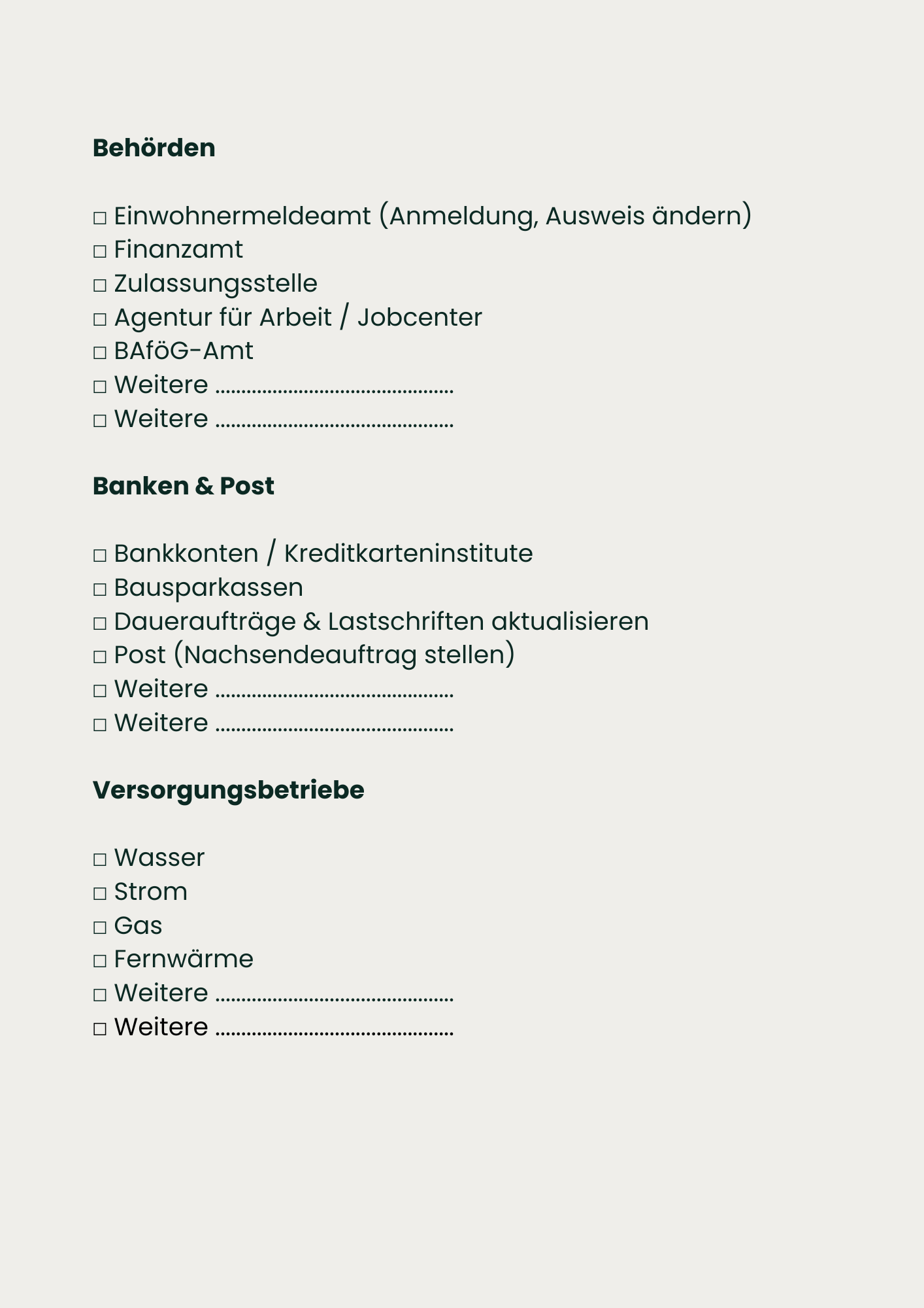Checkliste – An- und Abmeldungen – Bild 3