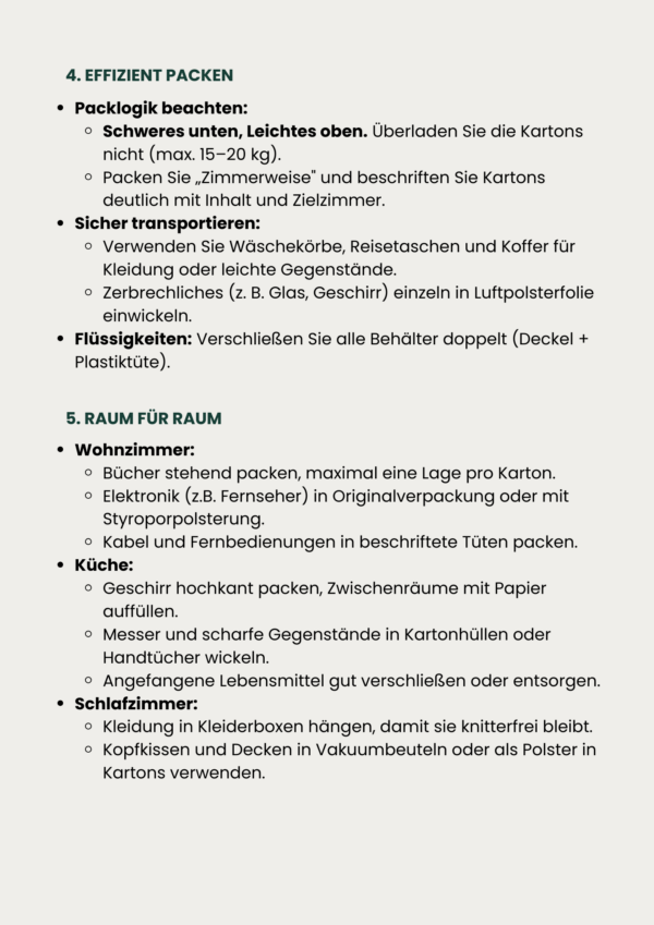Checkliste – Richtiges Packen! – Bild 3