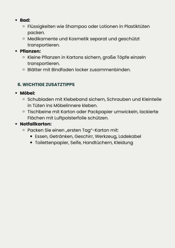 Checkliste – Richtiges Packen! – Bild 4