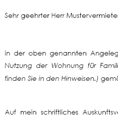 Fortsetzungsverlangen Mieter - Zeitmietvertrag, § 575 Abs. 3 Satz 1 BGB – Bild 2