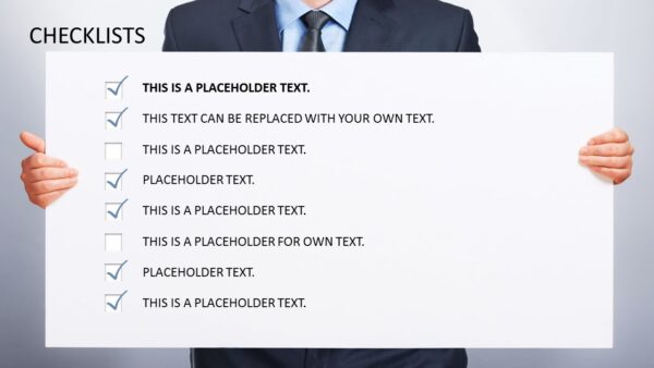 Powerpoint Präsentation - Checklisten - Designvorlage – Bild 5