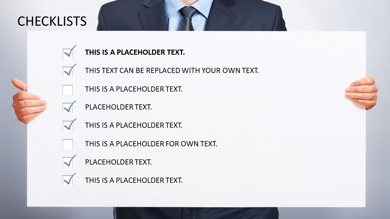 Powerpoint Präsentation - Checklisten - Designvorlage – Bild 5