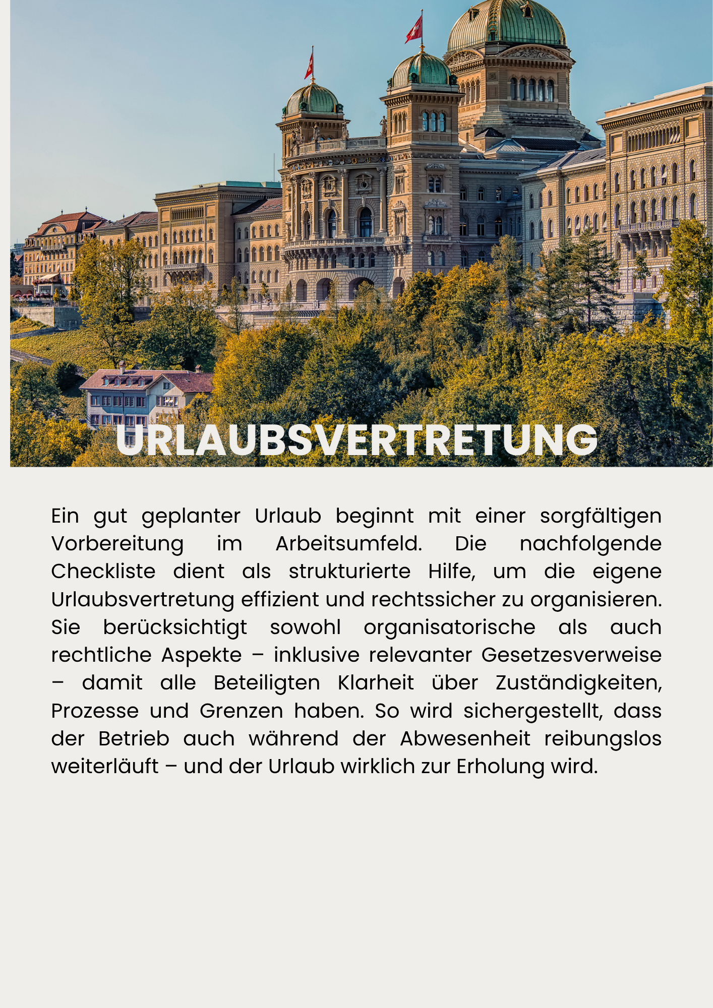 Checkliste Urlaubsvertretung – Bild 2