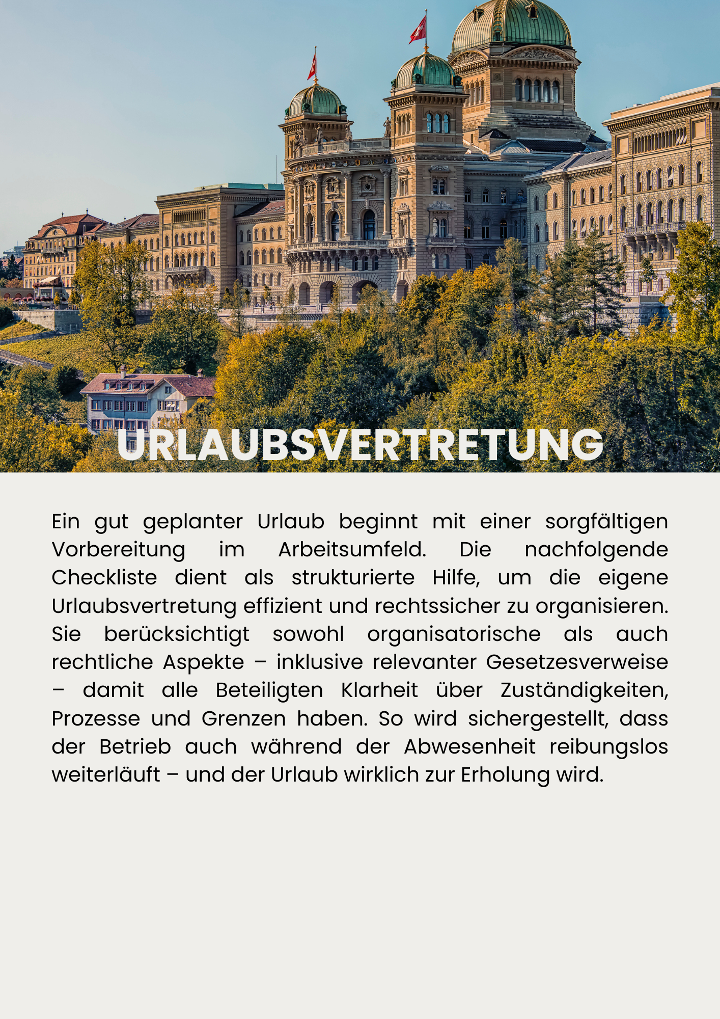 Checkliste Urlaubsvertretung – Bild 2