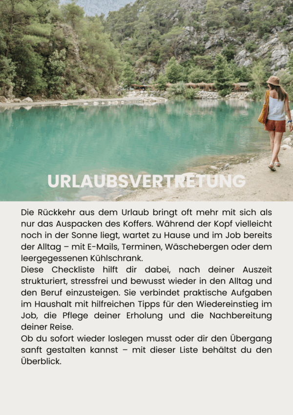 Checkliste - Zurück aus dem Urlaub – Bild 2