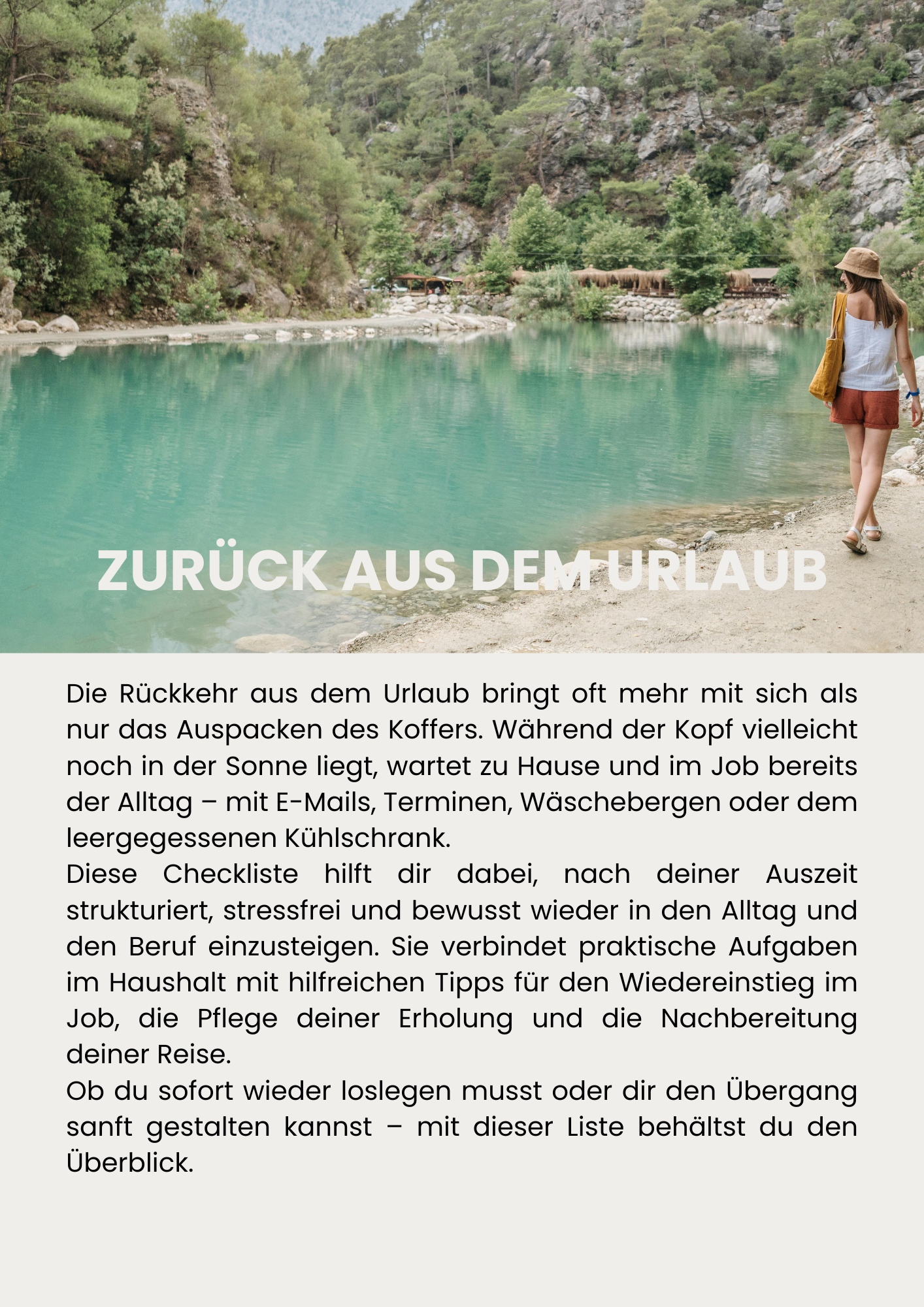 Checkliste - Zurück aus dem Urlaub – Bild 2