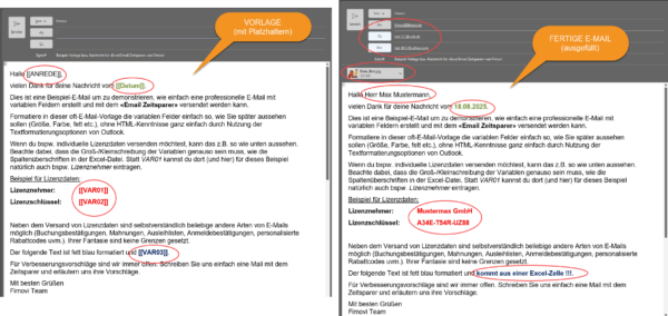 Email Zeitsparer - Das Excel-Tool für Outlook-Serienmails – Bild 6