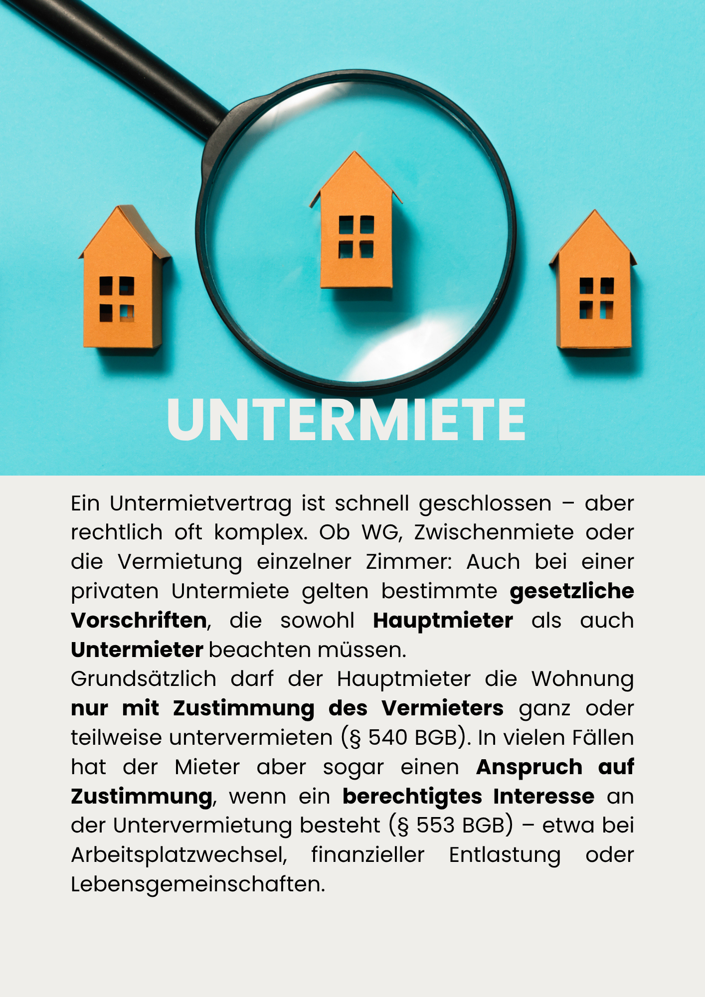 Checkliste Untermietvertrag privat – Bild 2