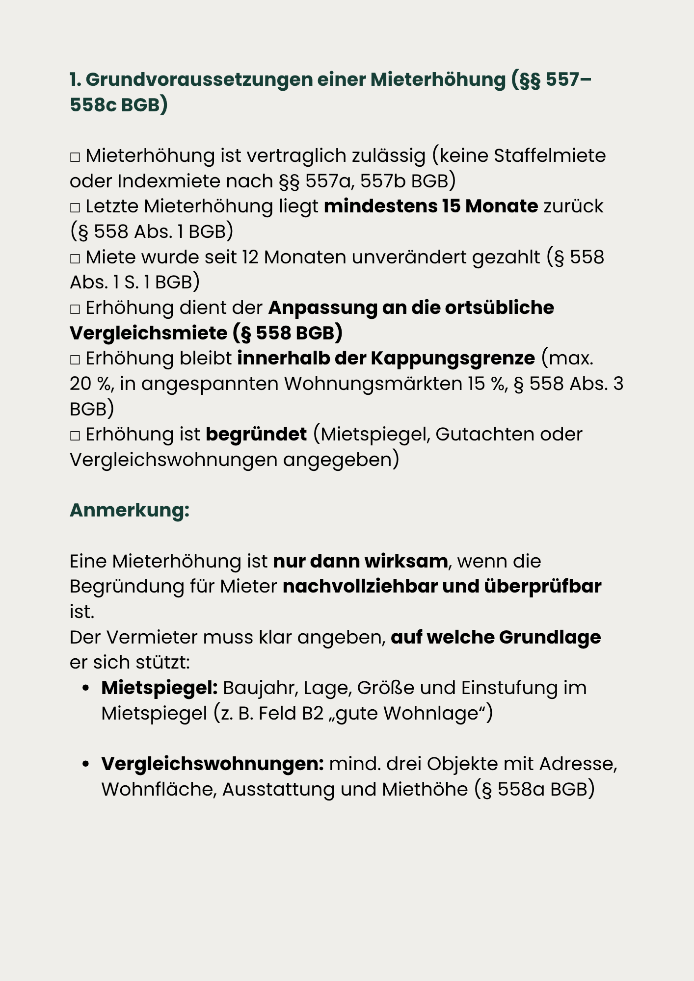 Mietpreiserhöhung prüfen (Mieter/Vermieter) – Bild 3