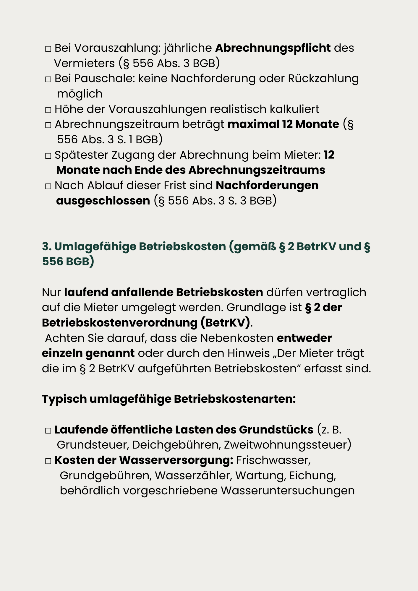 Nebenkostenabrechnung prüfen – Bild 4